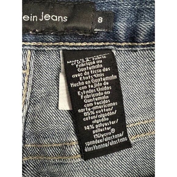 Calvin Klein Women's Bootcut Jeans with Jeweled Omega Pockets Size 8 - Picture 7 of 12